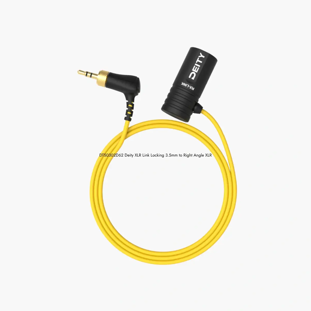 DTS0302D62 Deity XLR Link Locking 3.5mm to Right Angle XLR_1 Deity XLR Link Locking 3.5mm to Right Angle XLR